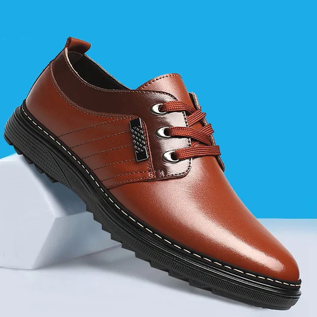 Туфли мужские классические из ПУ кожи, Классические деловые кроссовки для джентльменов, большие размеры 45-48, d42 1