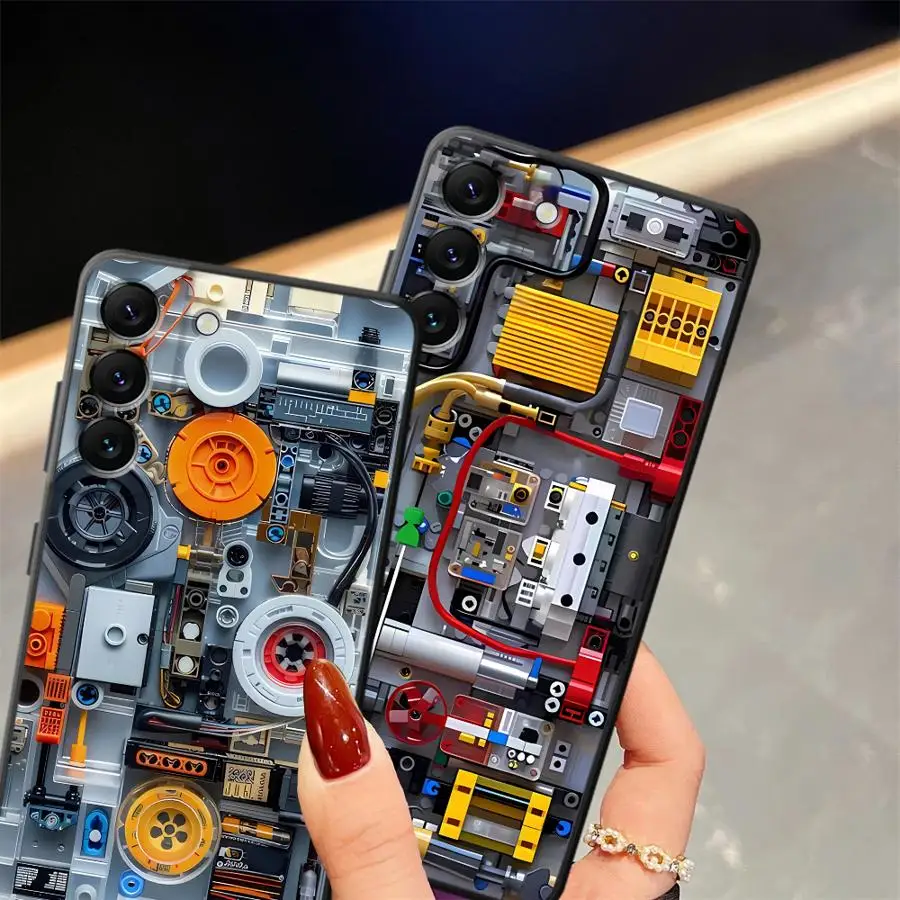 Premium Soft Phone Case with Device Structure Diagram Design
