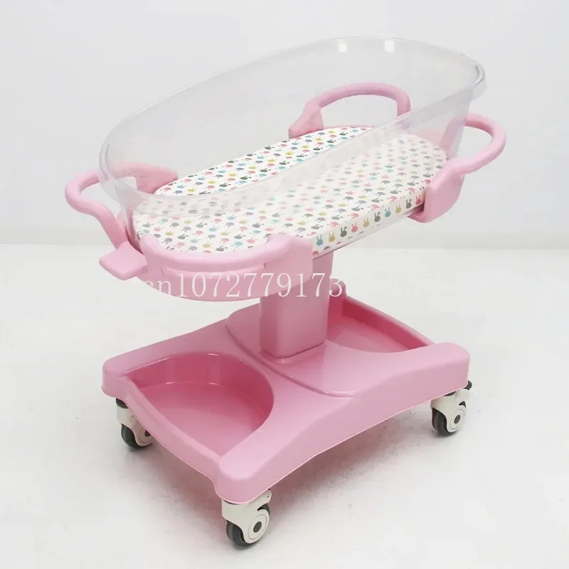 

Hospital Confinement Center Baby Crib Cot Air Spring Pump Control Basin Newborn Medical Infant Cart Bed