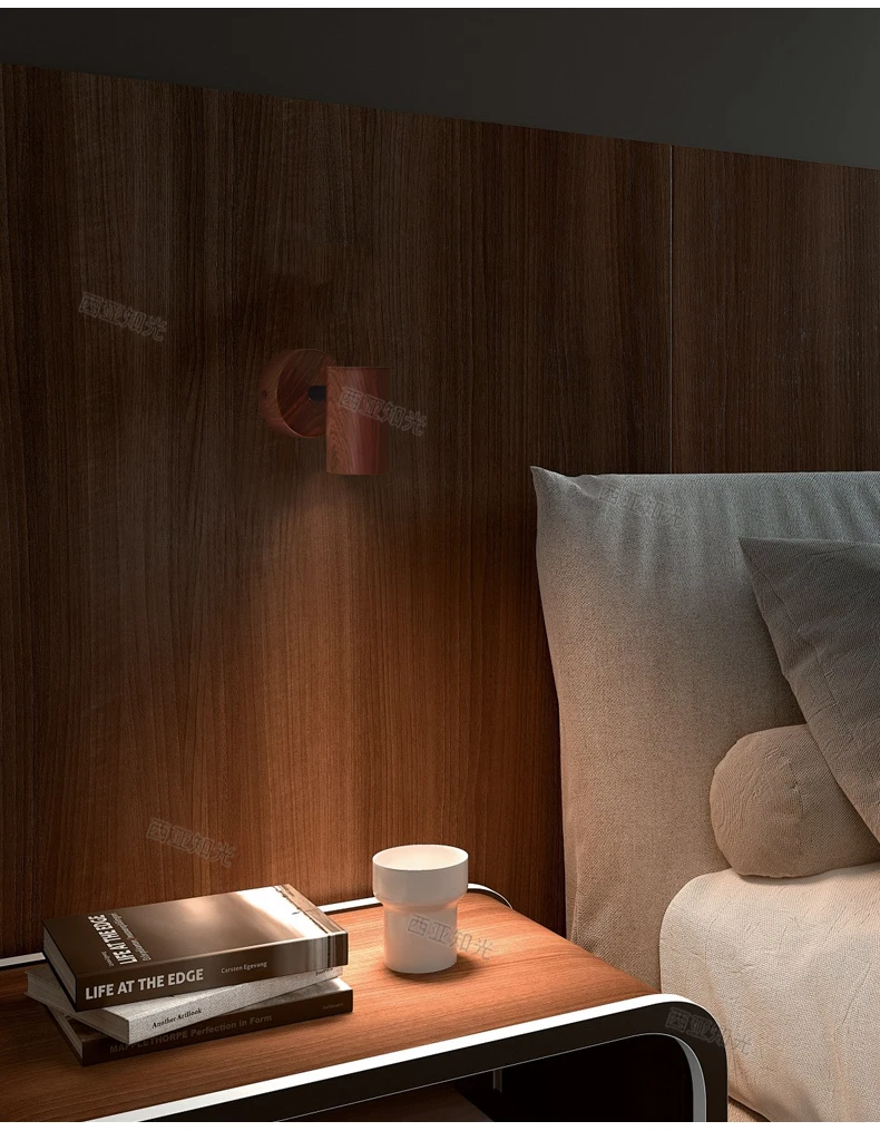 Led Spotlights Minimalist Walnut Wood Grain Wall Lamp Ceiling Spot Light S21eebf901bde4835aed7ebcea62ddfa5C