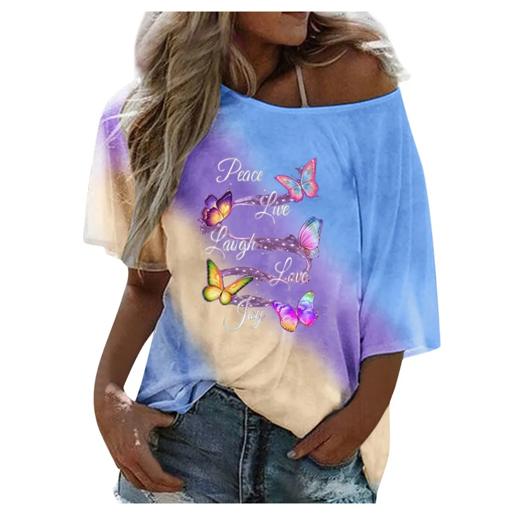 

Женская летняя блузка большого размера, свободная блузка с монограммой на завязках, женская модная блузка, футболка для женщин 2023, ткань Y2k