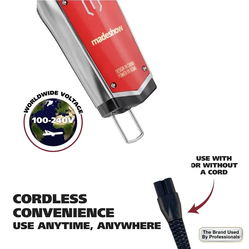 Madeshow M10+ M11 バリカン男性用、コードレスバリカン、プロの理容