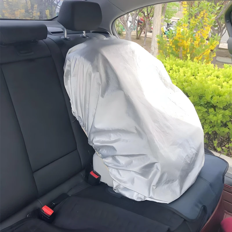 Universal Children's Car Safety Seat Sunshade Baby Kid Dust Cover Sunscreen Blocking Ultraviolet Heat Insulation Seat Cover