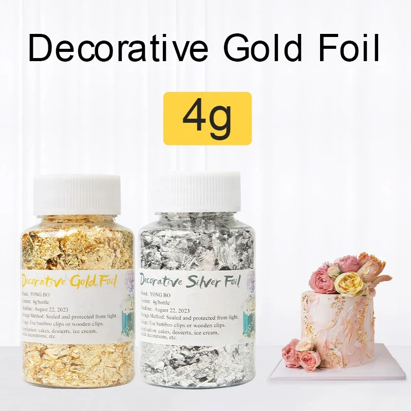 Gold Flakes Genuine Gold Leaf Schabin Flakes Gold Cake
