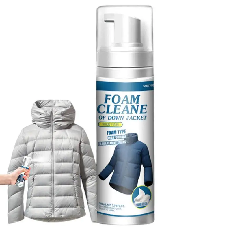 DryFoamCleanerLaundryDetergentForDownJacketsOilStainRemoverForClothesAndDownwear