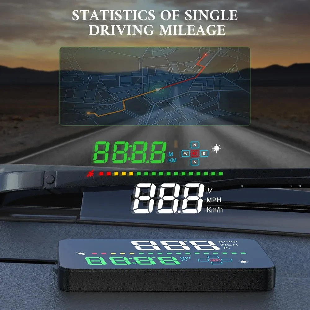 2023 A3 GPS HUD ڵ  ӵ  ÷,  ӵ ,     溸