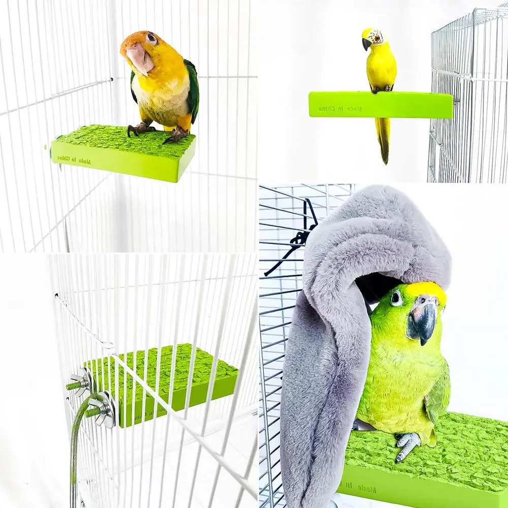 Bird Heater For Cage Thermo Perch Parrot Heater Bird Warmer Stand Platform Snuggle Up Bird Warmer Automatic Bird Platform Heater