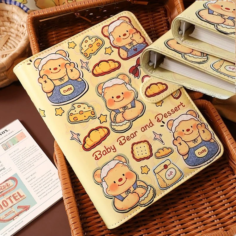 PU Bear Notebook with Magnetic Closure for Students