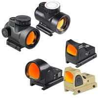 Red Dot Sight Scope Tactical Reflex Sight for Airsoft / Hunting Rifle Scope Adjustable Collimator Weapon Scope for 20mm Rail 1