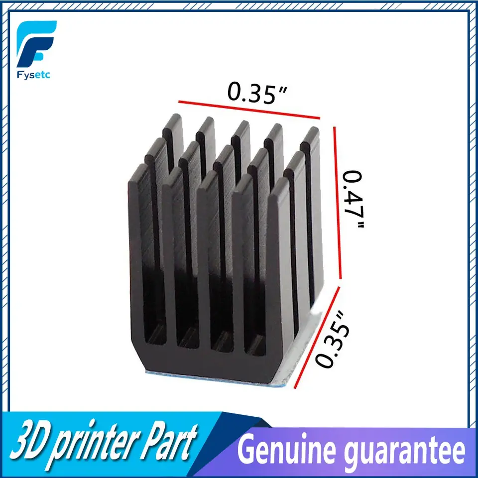 10Pcs TMC2100 A4988 DRV8825 TMC2208 TMC2130 Stepper Motor Driver Heat Sink Aluminum Heatsinks Cooling Fin Drivers Ultra-silent image 1