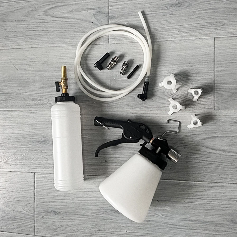 1L 0.75L Car Brake Bleeder Hydraulic Pumping Fluid Pump Kit Oil Change Purge Tank Tubes Repair Tool Truck Motorcycle Accessories