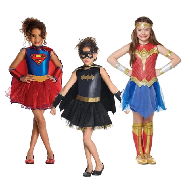 Girls Wonder Woman Costume  Childrens Wonder Woman Costume - Girl Cosplay  Dress Kids - Aliexpress