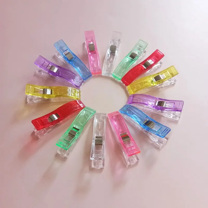 Sewing Clips Garment Clips Plastic Clips Clothes Clips 5/10Pcs Big Sewing Clips Quilting Clips