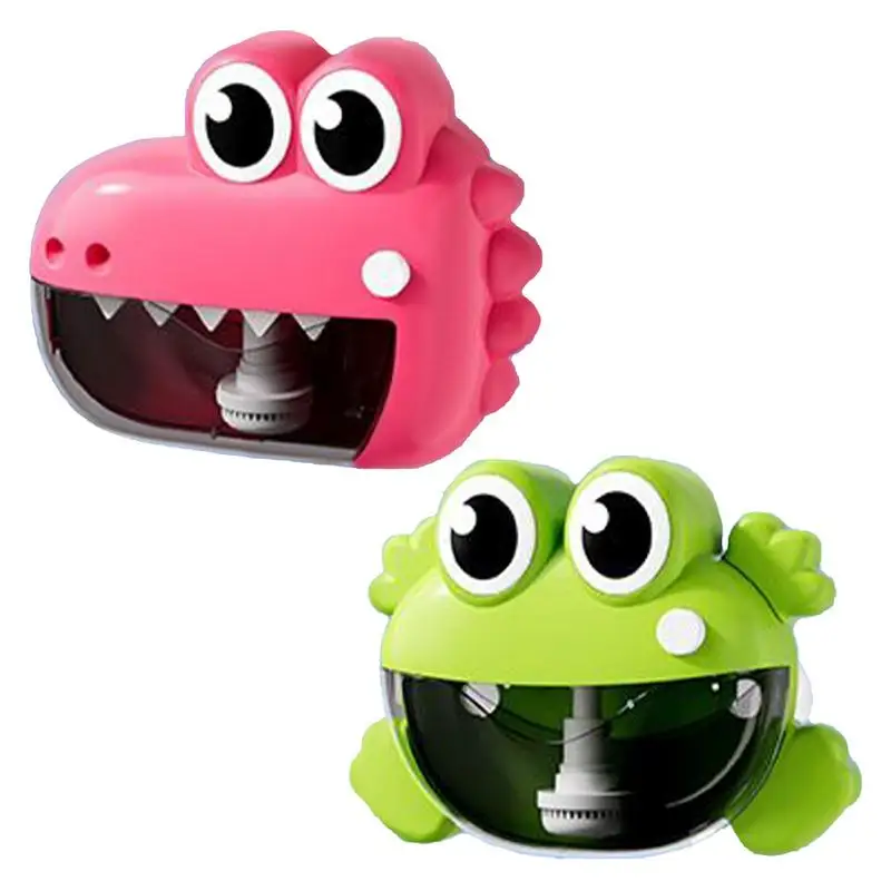 Bubble Machine for Bath Tub Cute Frog Crocodile Bathing Toys Baby Bath Bubble Machine Bathtime Shower Toys Birthday Easter