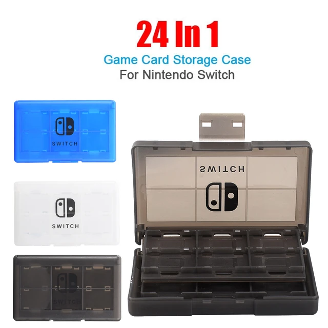 Boîte de rangement pour carte de jeu Mini Switch, étui transparent, ABS,  étanche, porte-carte SD