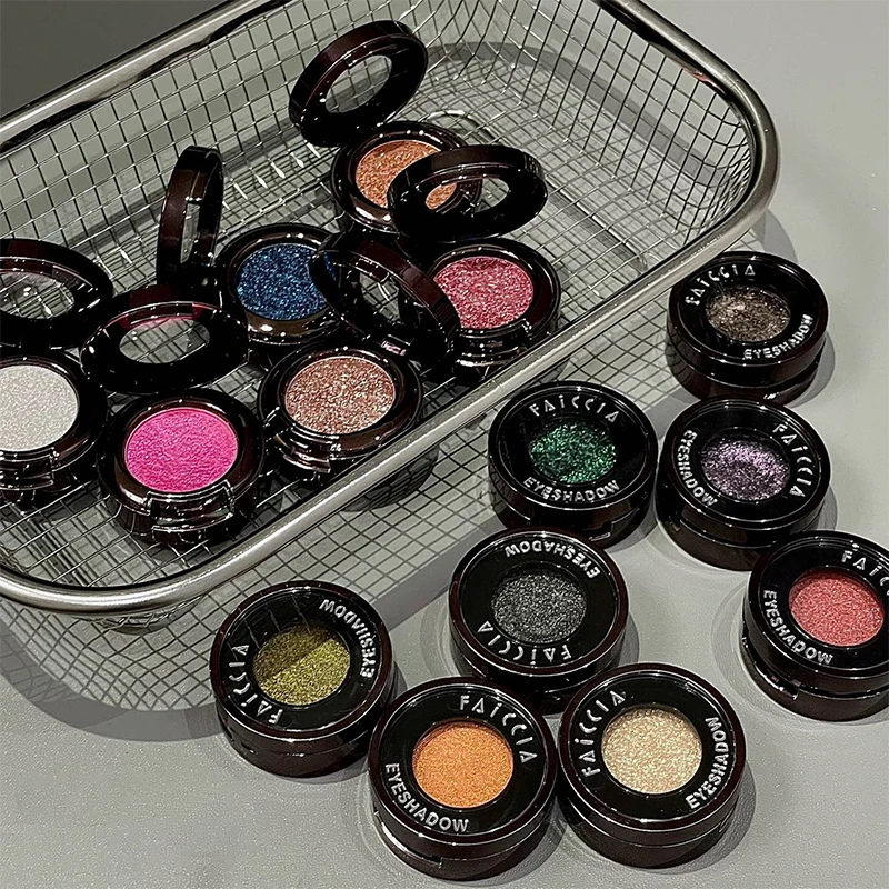Chamäleon Lidschatten Palette Dunkelgrün Perlmutt Glitzer Make-up_voghion.com