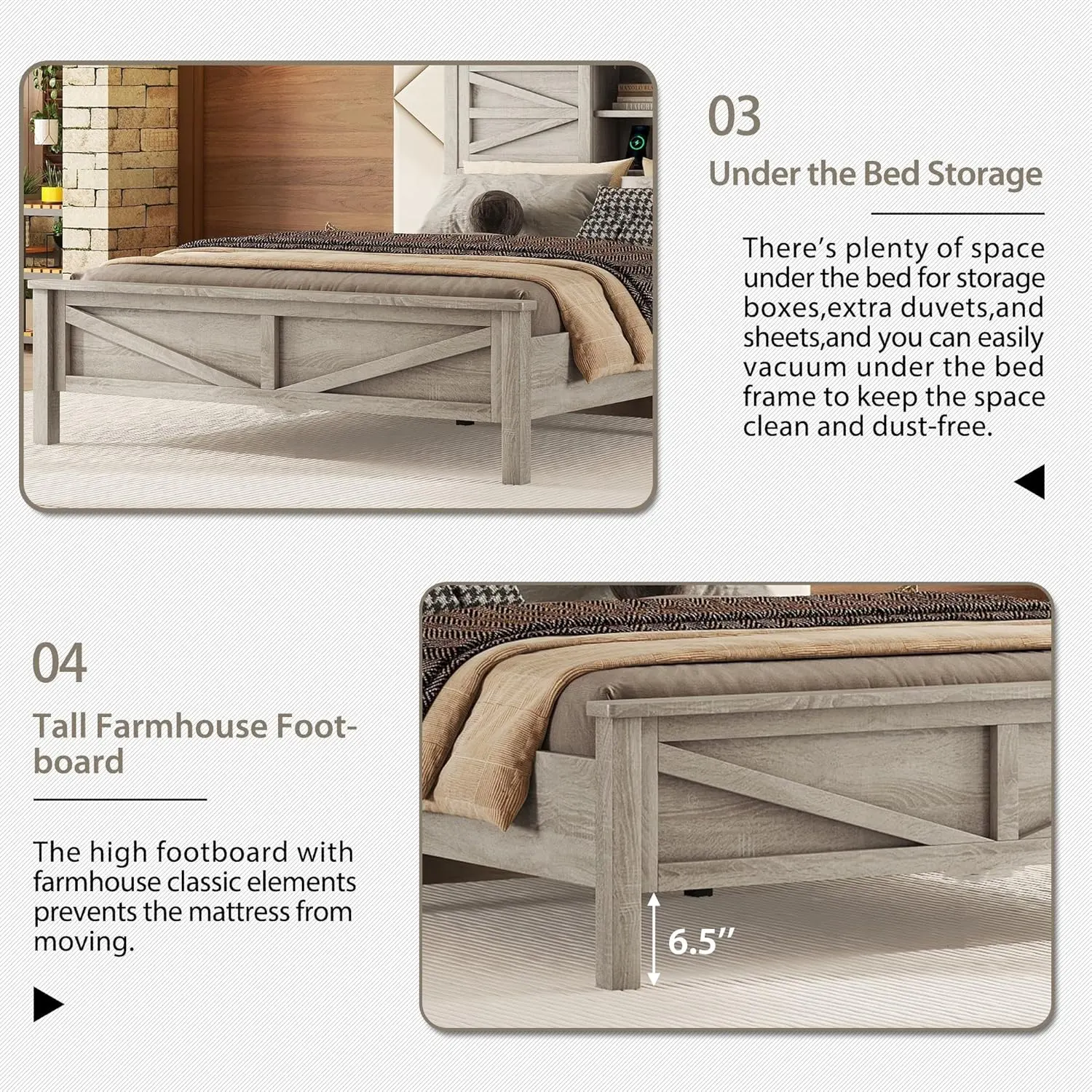 Farmhouse Bedroom Furniture Set 5