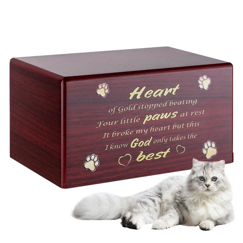 

Wooden Urn Box For Pet Pet Cremation Box Bone Ashes Casket Urn In Wooden Rabbits Birds Memorial Keepsake Pet Memory Box For