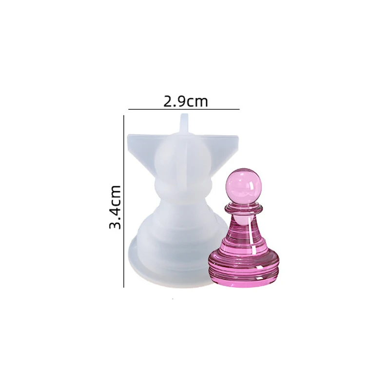 Xiaoxin Moules Checker Pour Résine, Jeu Dames En Résine Moule Moule En Résine Silicone, Moules époxy En Cristal Dames Flexibles Pour Enfant, Adulte, Famille, Bricolage