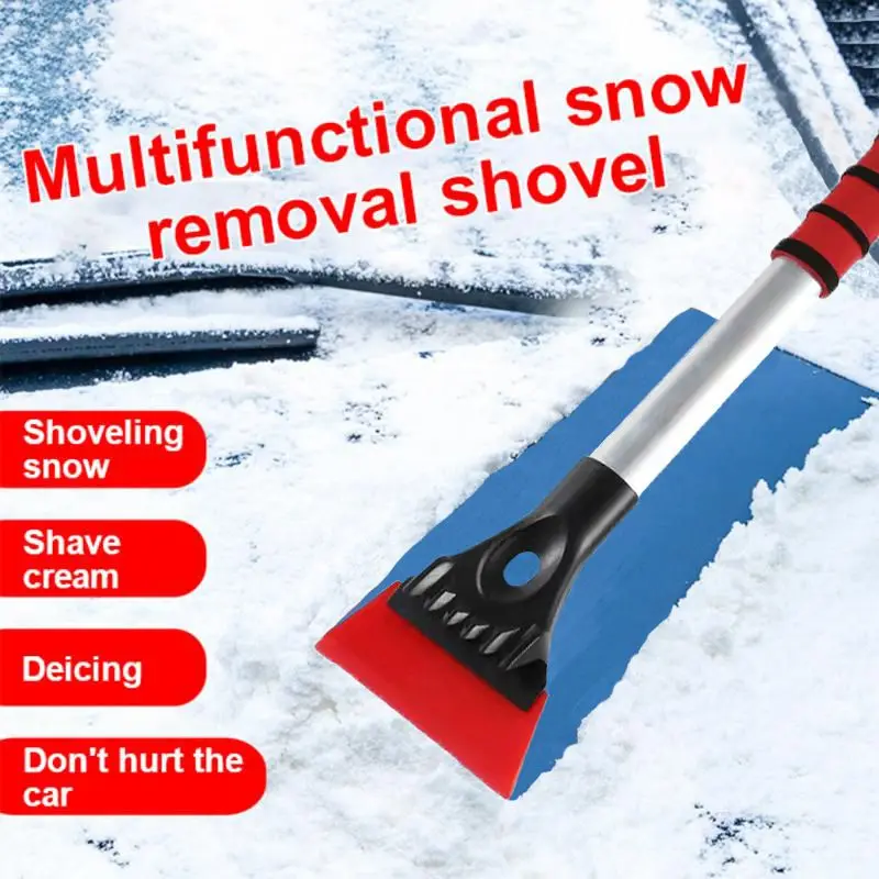 Car Snow Removal Shovel Durable Silicone Snow Shovel Scraper for Winter Vehicle Exterior Cleaning Ice Removal Artifact Tool