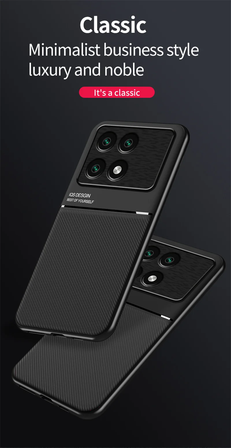 Car Magnetic Holder Leather Cover For Xiaomi Poco X6 Pro 5G Case Silicone Protect Funda Pocox6pro Poko Little X6pro X 6 Pro 6X S21f0afda8b654d3b91151f1f2ccd3e8ez