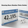 4pcs Marathon Race Number Race Bib Holders Running Fix Clips Number Buckle Triathlon Run Cycling  Buckle Number 1