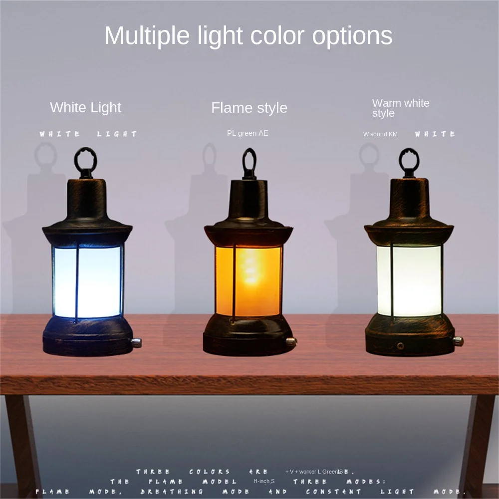 

2/4PCS Flame Lamp Led Portable Multi-function For Hiking Climbing Vintage Camping Supplies Horse Lamp 220w Rechargeable