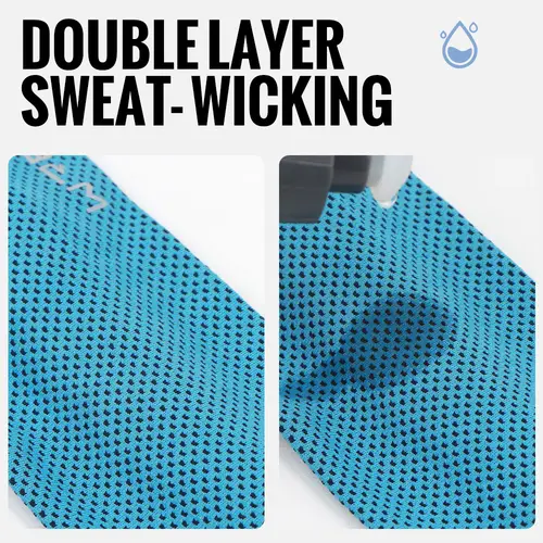 Summer Sport Headband Breathable Fitness Sweatband Non Slip Elastic Tennis Headband Sweat Wicking Lightweight Running Hairband - Image 2