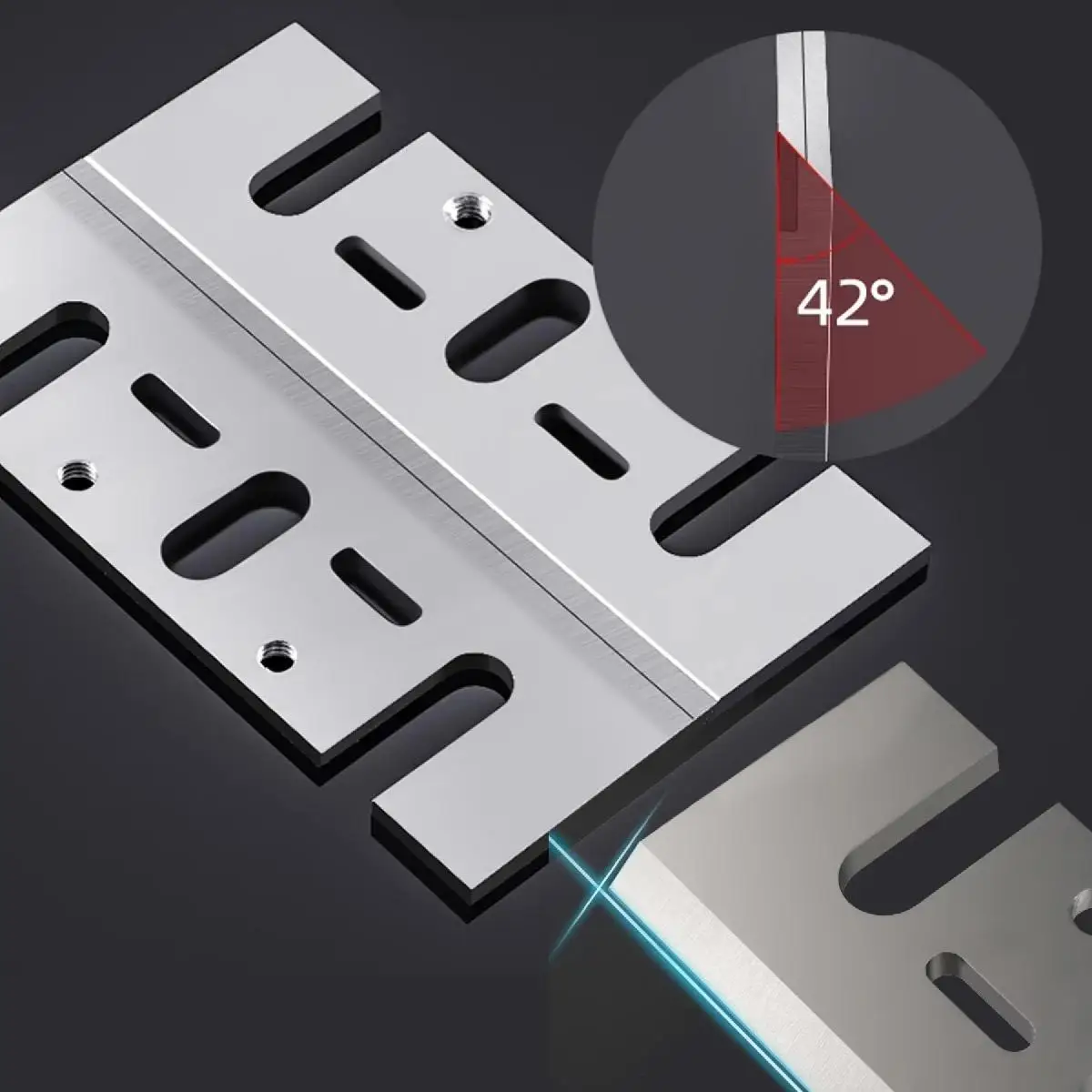 Planer Blades 2pcs High Speed Steel 3-1/4 Woodworking Electric for Hardwood Maklta 1900B