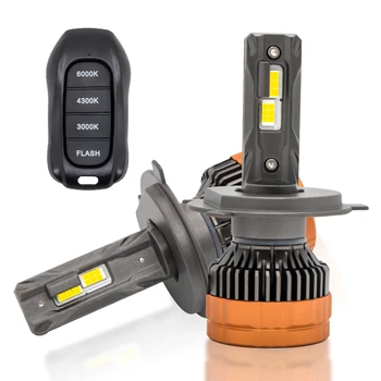 160W Tri-Color LED Headlights Kit 1