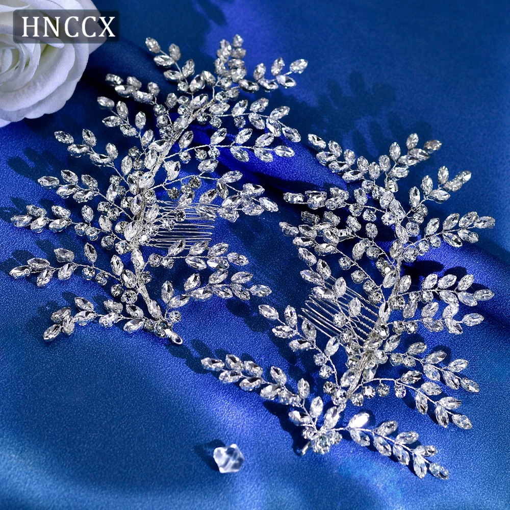 

HNCCX Wedding Headpiece Crystal Hair Comb Bridal Rhinestone Hair Clip Bride Hair Accessories Luxury Headdress For Princess CP432