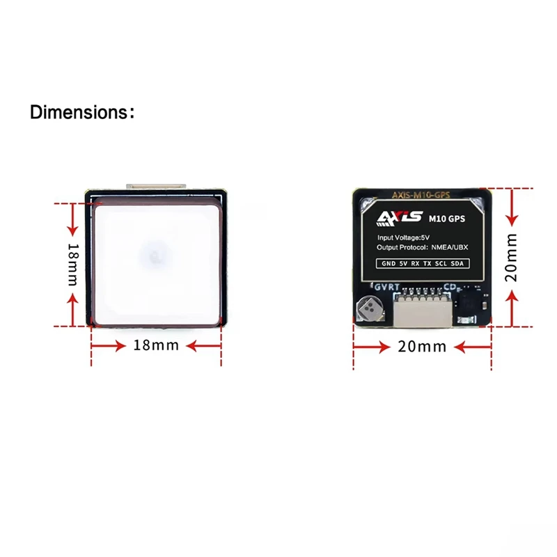 GPS Module UBLOX Protocol Beidou Compass Navigation Module For Axisflying M10 FPV Drone RC Freestyle Quadcopter
