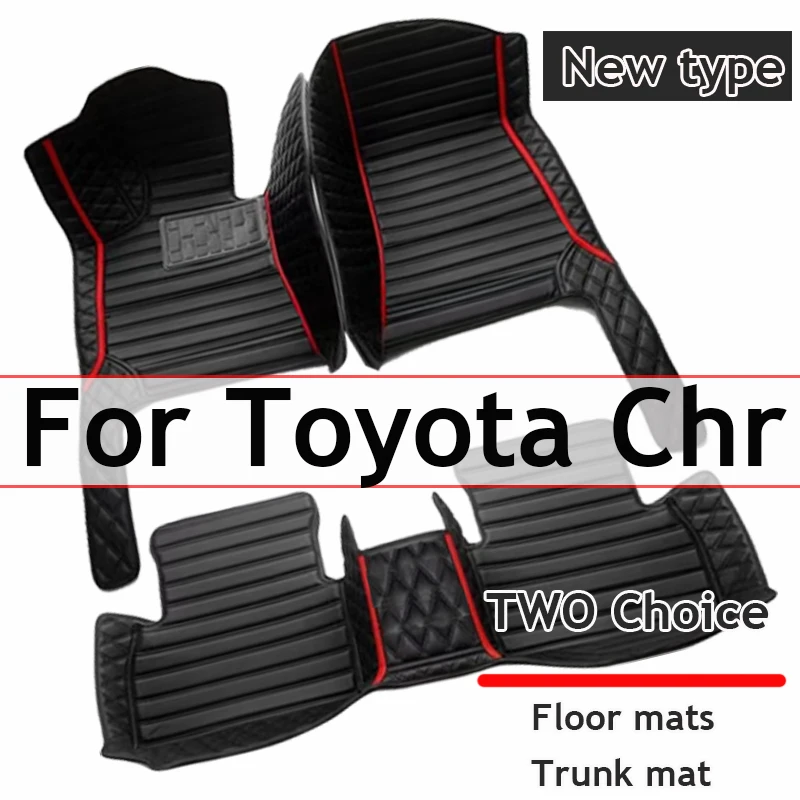 

Car Floor Mats For Toyota Chr 2018-2021 DropShipping Center Auto Interior Accessories 100% Fit Leather Carpets Rugs Foot Pads