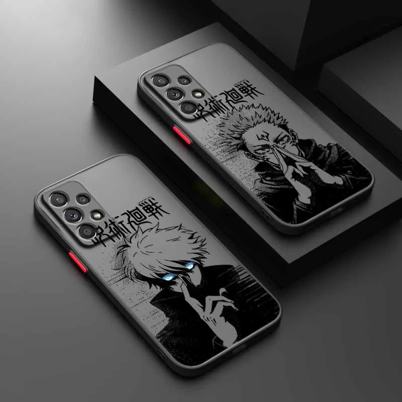 Jujutsu Kaisen Fantasy Anime Frosted Translucent Phone Case