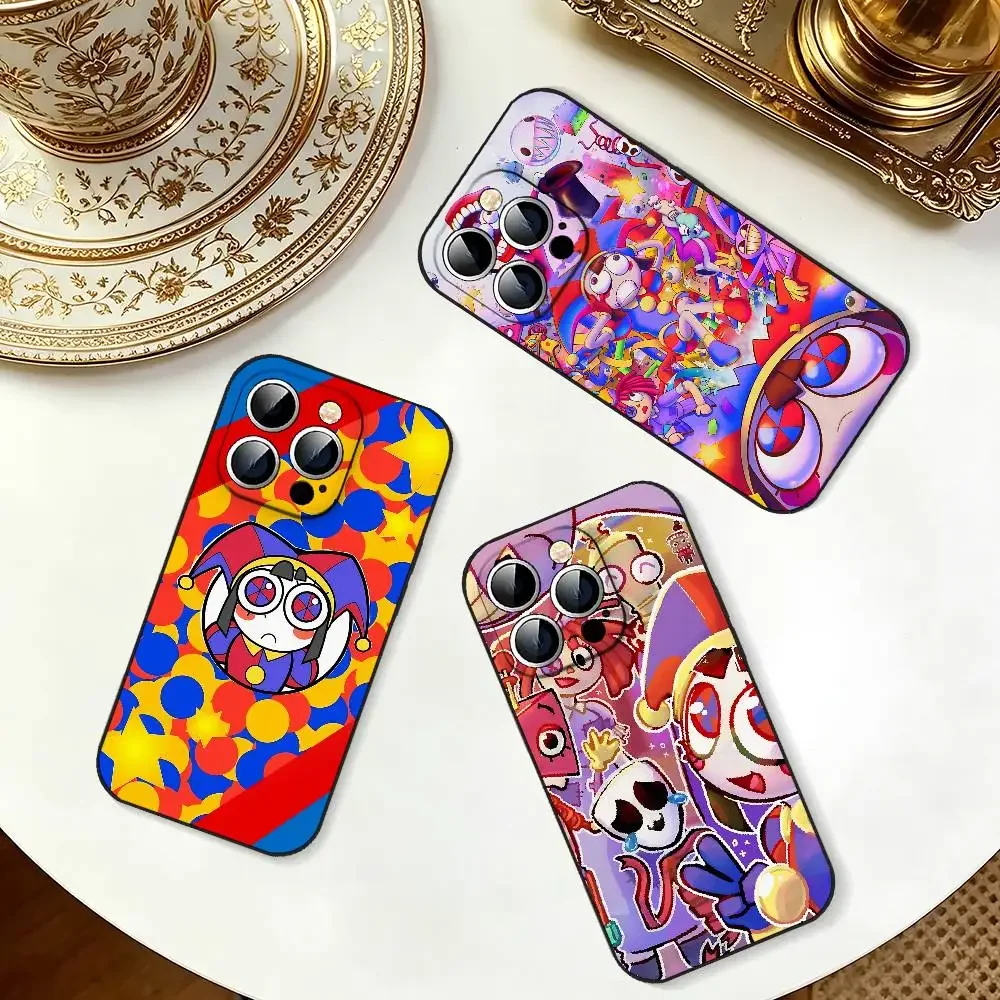 Anime The A-Amazing Digital Circus Phone Case - Stylish Protective Cover with Edge-to-Edge Design