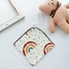 Cotton Baby Face Towel Newborn Baby Items 4 Layer Muslin Baby Bibs Handkerchief Soft Saliva Towel Triangle Feeding Burp Cloths 5