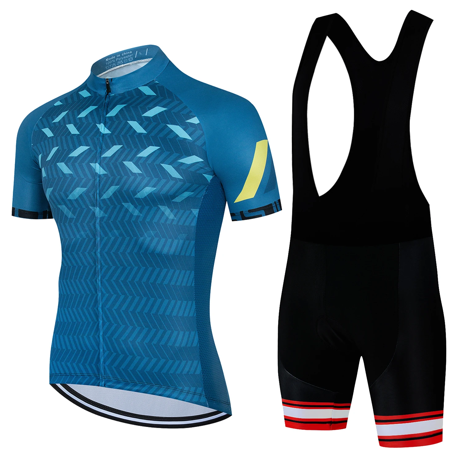Enhanced Men's Professional Cycling Jersey and Bib Set - Summer Edition