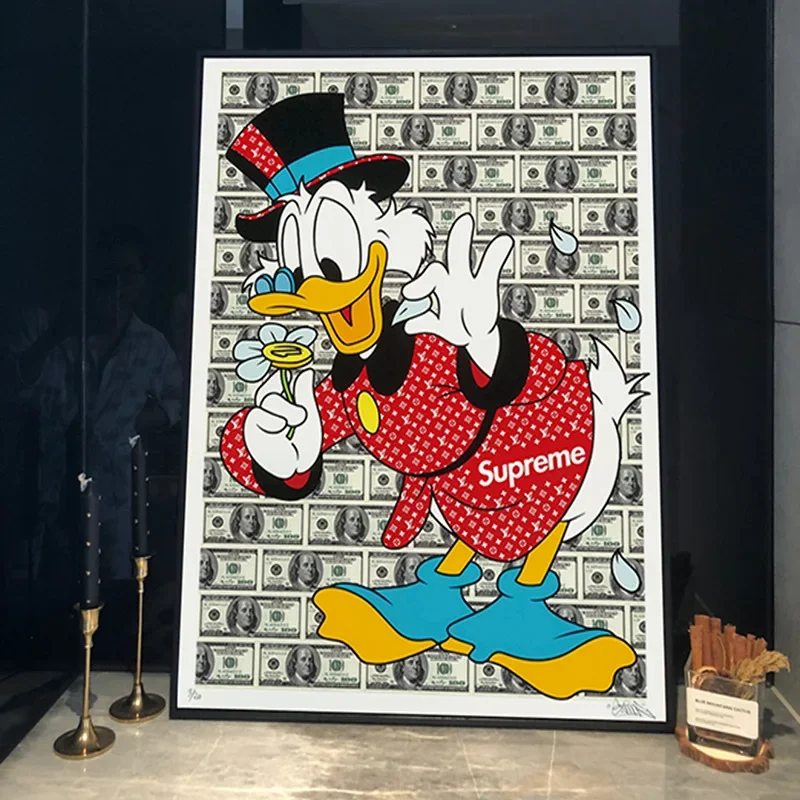 Achetez Tableau Donald Duck Pop Art et Street Art - Peinture Originale