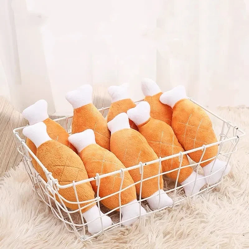 Interactive Plush Bone Toy For Dogs Vocalizing Bite Resistant_voghion.com
