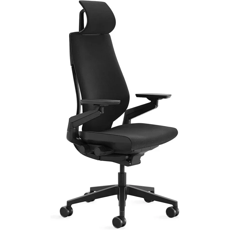 

Стул с подставкой для головы Steelcase Gesture-эргономичные рабочие колеса для твердого пола-удобный офис