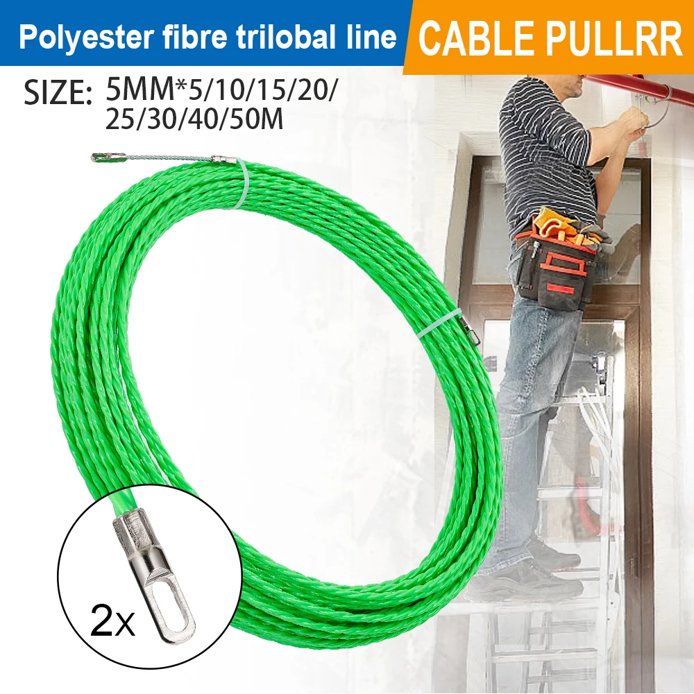 Extrator de Fita Guia Cabo Fibra de Vidro para Televisão Parede Elétrica Wire Conduit Acessórios para Ferramentas mm 1050m
