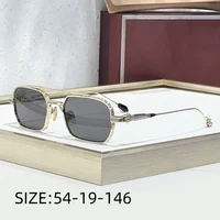 Lunettes de soleil de luxe Deaver, incrustation de pierres précieuses faites à la main, style aviateur rétro, UV400, pour hommes et femmes 6
