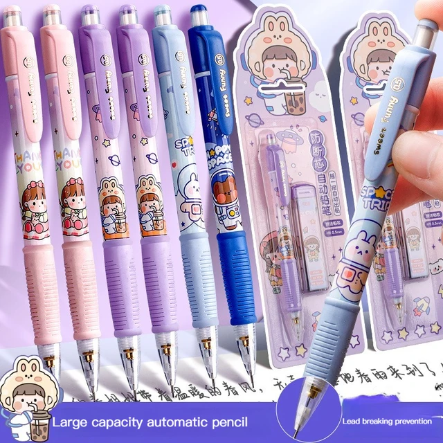 Korean Stationery Mechanical Pencil - Mechanical Pencil Cute Kawaii School  Korean - Aliexpress