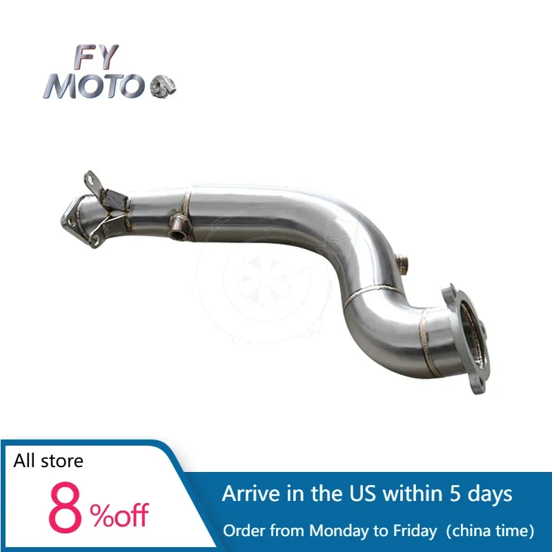 Exhaust catted Downpipe Benz AMG 1.8T C180 C200 C250 C260 catless (w204) 2007-2014