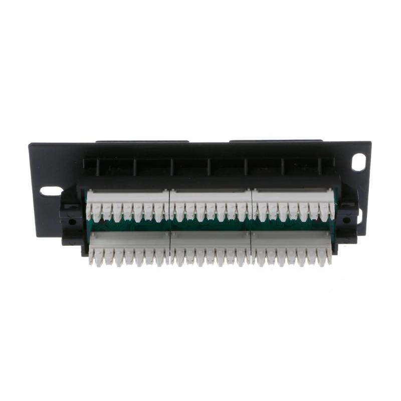 CAT5e 케이블링용 월마운트/랙마운트 1U 이더넷 패치 패널 펀치다운 블록