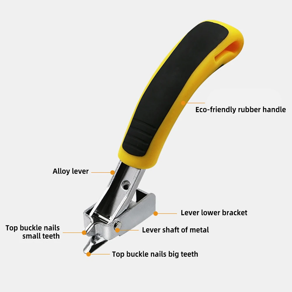 Upholstery Staple Remover nail puller staple remover Nail Puller Office Professional Hand Woodworking Nail Remover Nails Pulling High Hardness Non-Slip