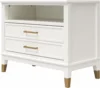 Westerleigh Wide Nightstand, White 5
