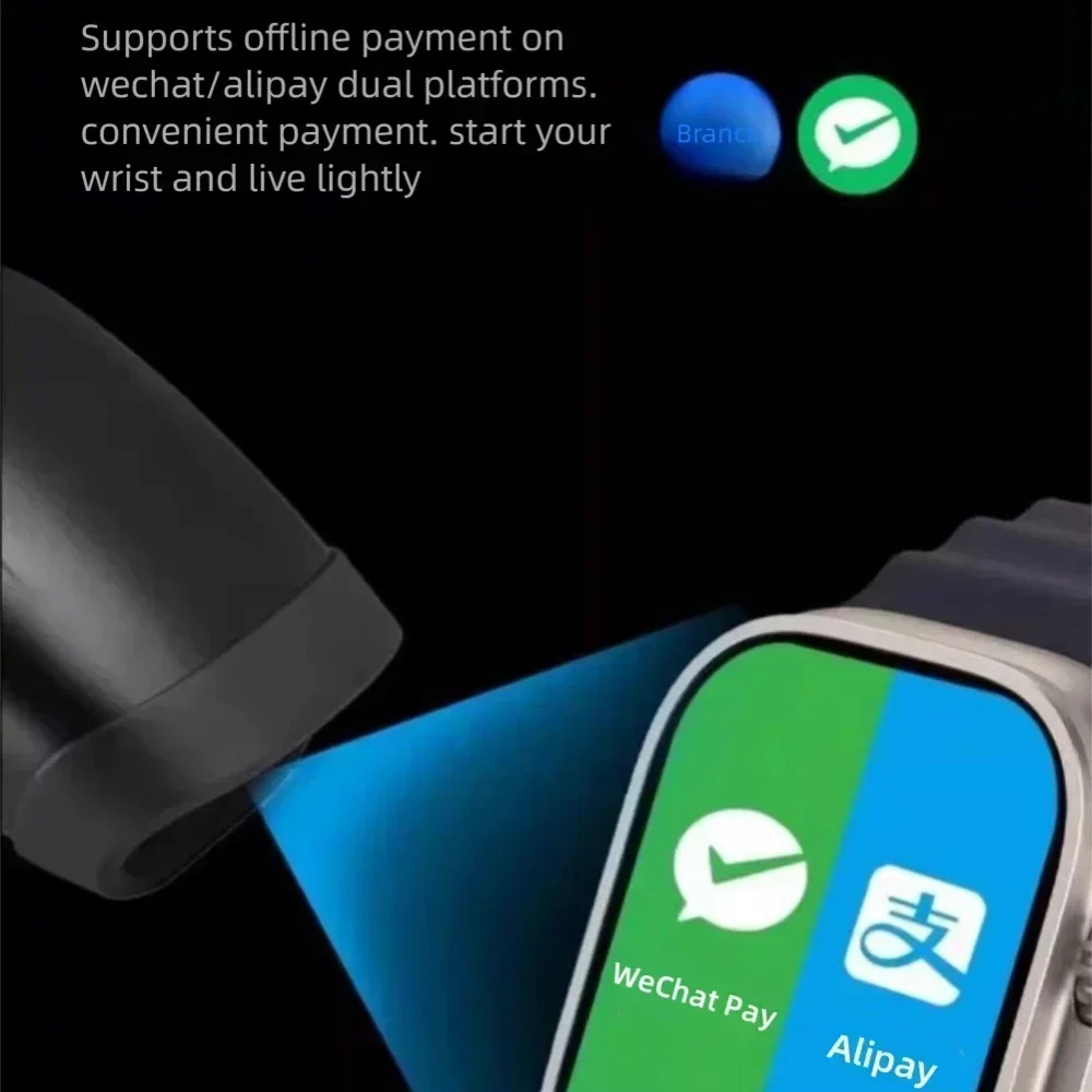 HK9 PRO MAX plus ����Ʈ��ġ 2025 49mm HD AMOLED 4G ROM �������� ��ȭ ��Ʈ��ũ ä�� �κ� �ð� NFC ��ħ�� ����Ʈ ��ġ ����