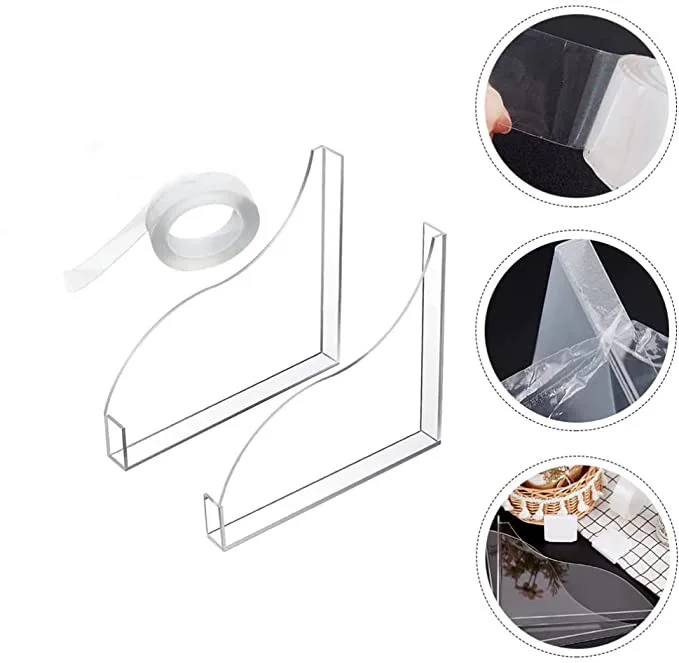 Acrylic Transparent Splash Shield Bathtub Shower Basin Sink Baffle Splash Shield Storage Bathtub Corner Guard