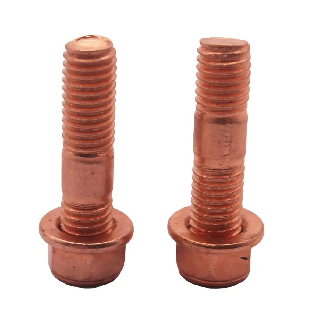Exhaust Manifold Studs Nuts Set 2 X EXHAUST MANIFOLD STUDS NUTS SET M10 X 1.25 42MM LONG